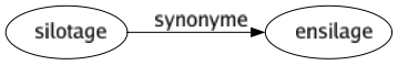 Synonyme de Silotage : Ensilage 