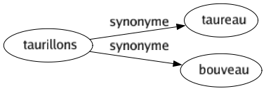 Synonyme de Taurillons : Taureau Bouveau 