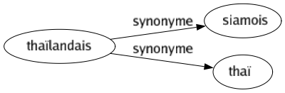 Synonyme de Thaïlandais : Siamois Thaï 