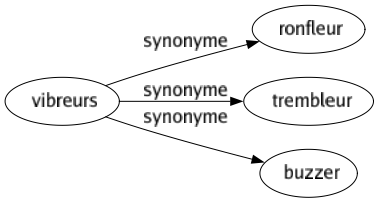 Synonyme de Vibreurs : Ronfleur Trembleur Buzzer 