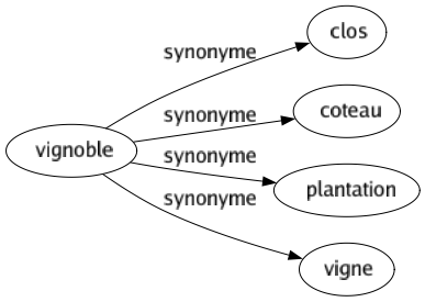 Synonyme de Vignoble : Clos Coteau Plantation Vigne 